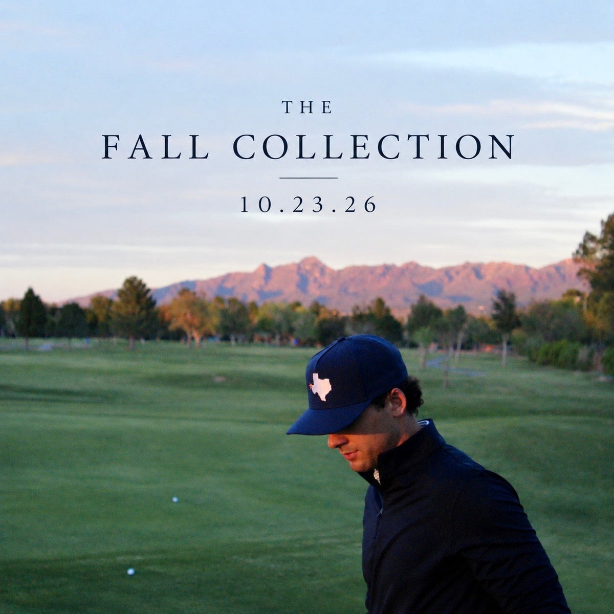 Man on golf course
