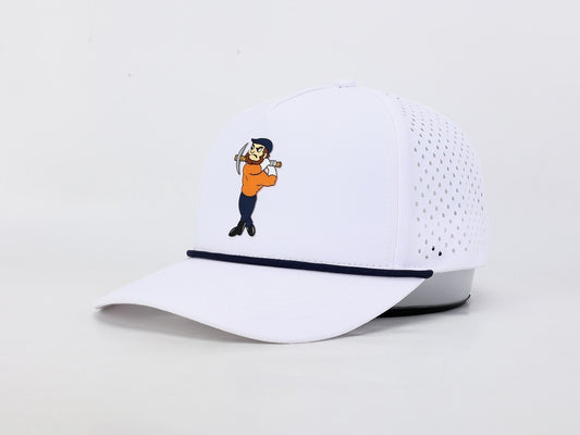 The Miner Masters White Rope Hat